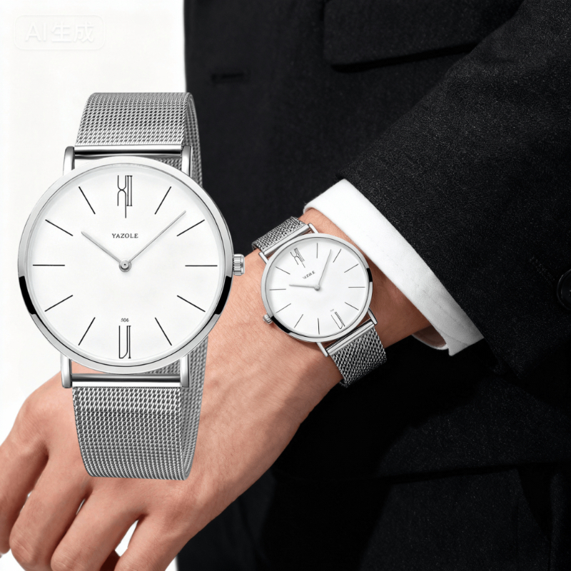 Fashion Simple Men Watch TOP B - مراجعة Luxury Watch Exhibition وسعره