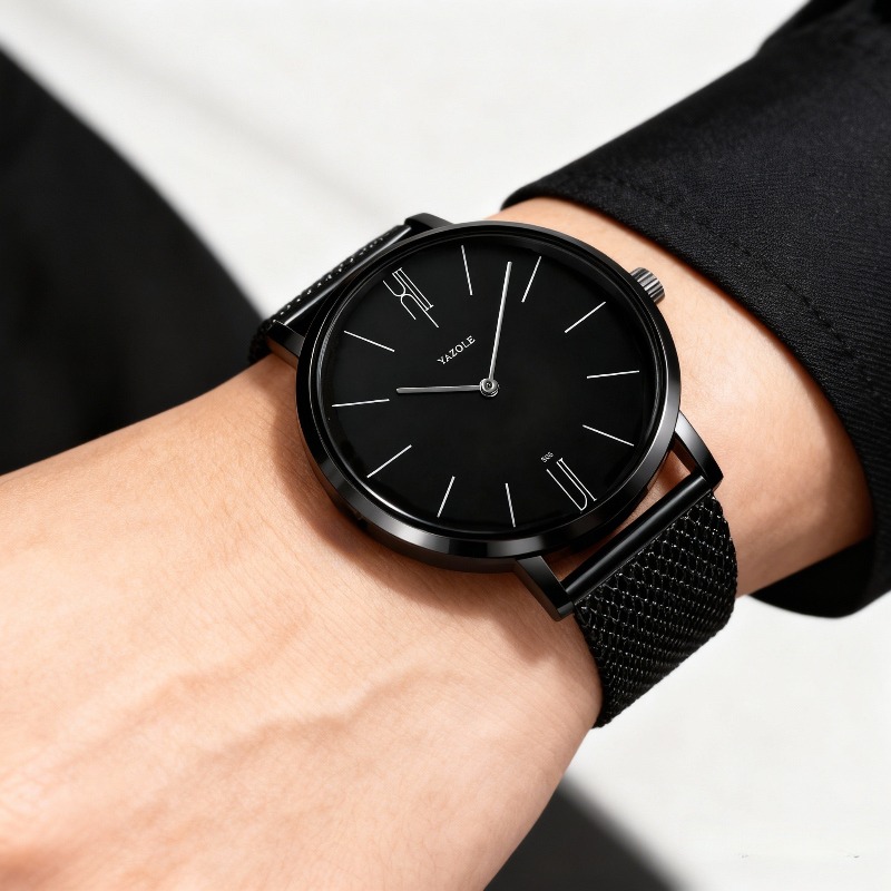 Fashion Simple Men Watch TOP B - مراجعة Luxury Watch Exhibition وسعره