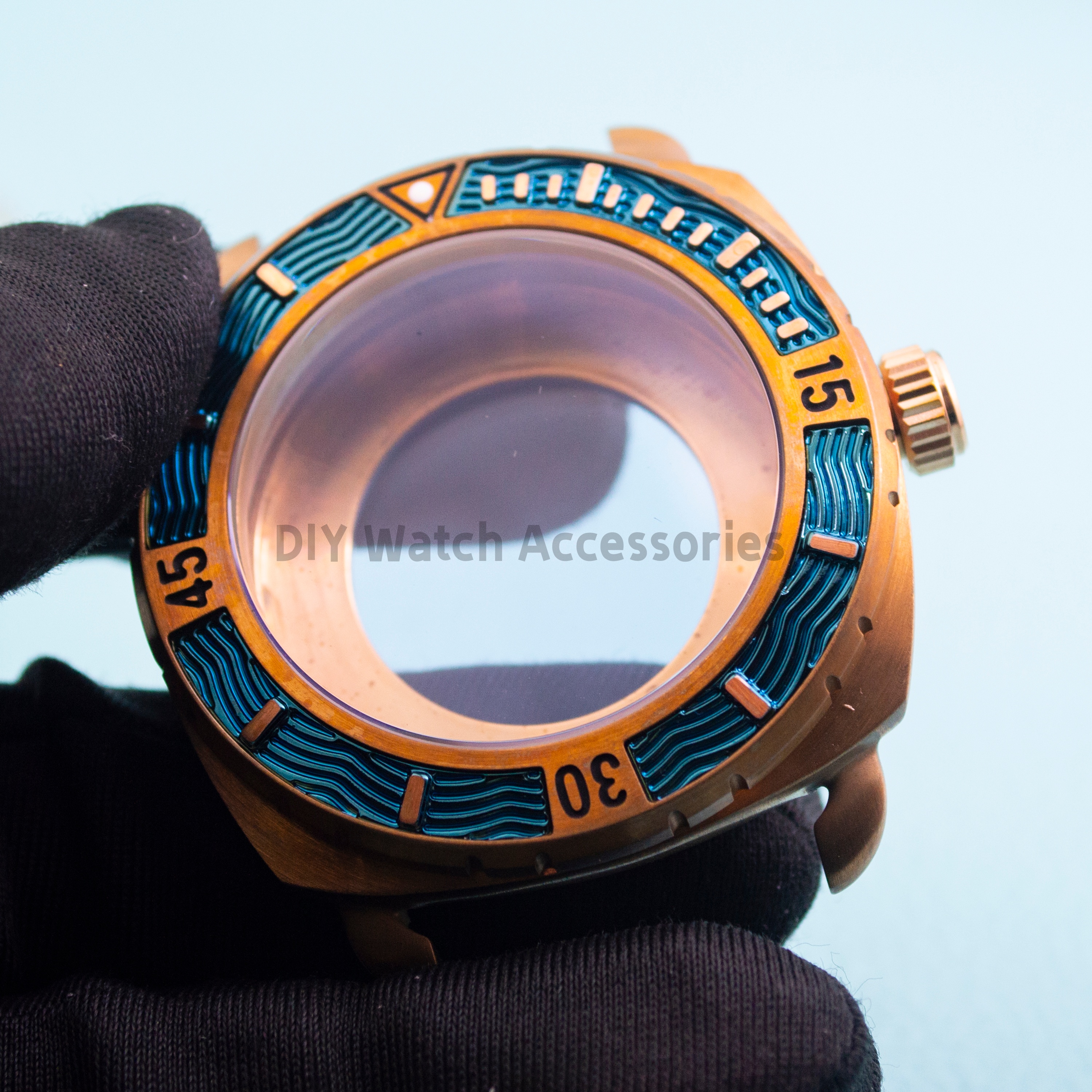 NH35 Bronze Case Watch Case Pa - مراجعة Bronze Case Watch وسعره