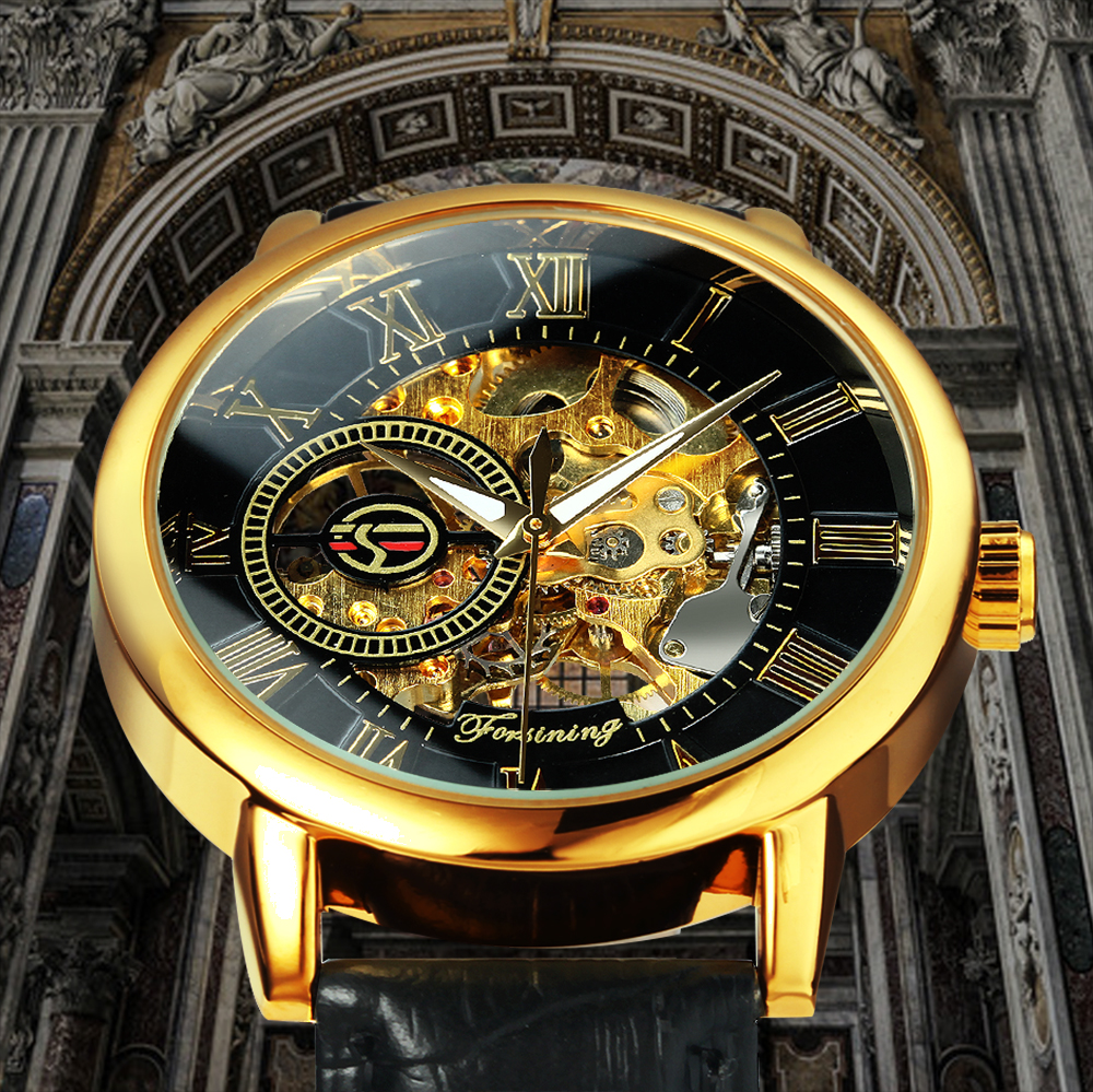 Forsining 3d Logo Design Hollo - مراجعة Luxury Watch Brands Logo وسعره