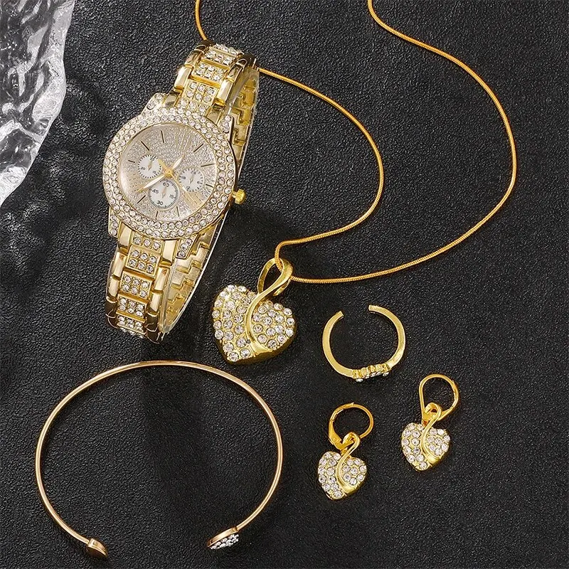 Women's Quartz Watch Gold Luxu - مراجعة Luxury Watch With Bracelet وسعره