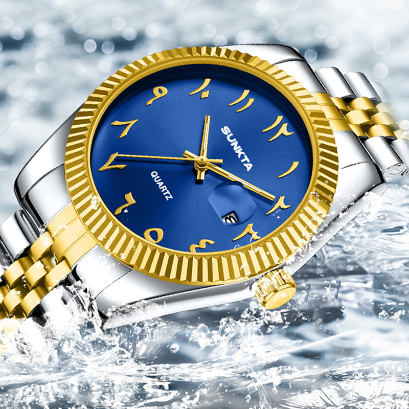 SUNKTA Top Brand Luxury Women' - مراجعة Luxury Watch With Arabic Numerals وسعره
