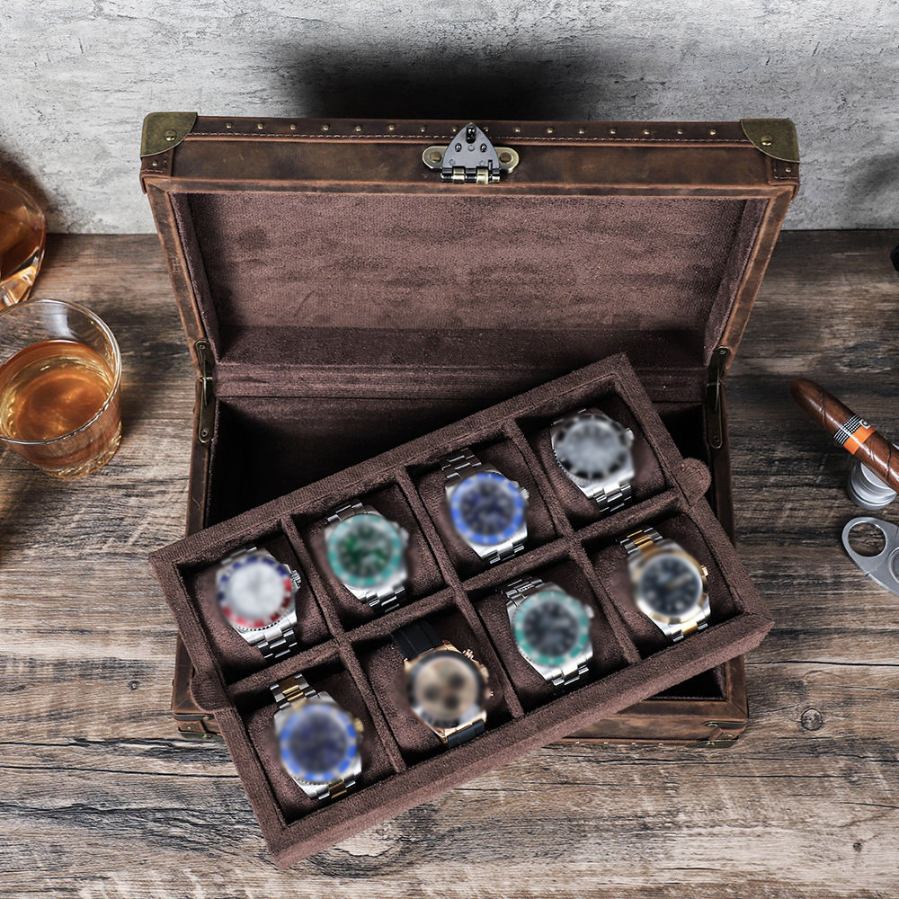 CONTACT'S FAMILY 8 Leather Cus - مراجعة Luxury Watch Case وسعره