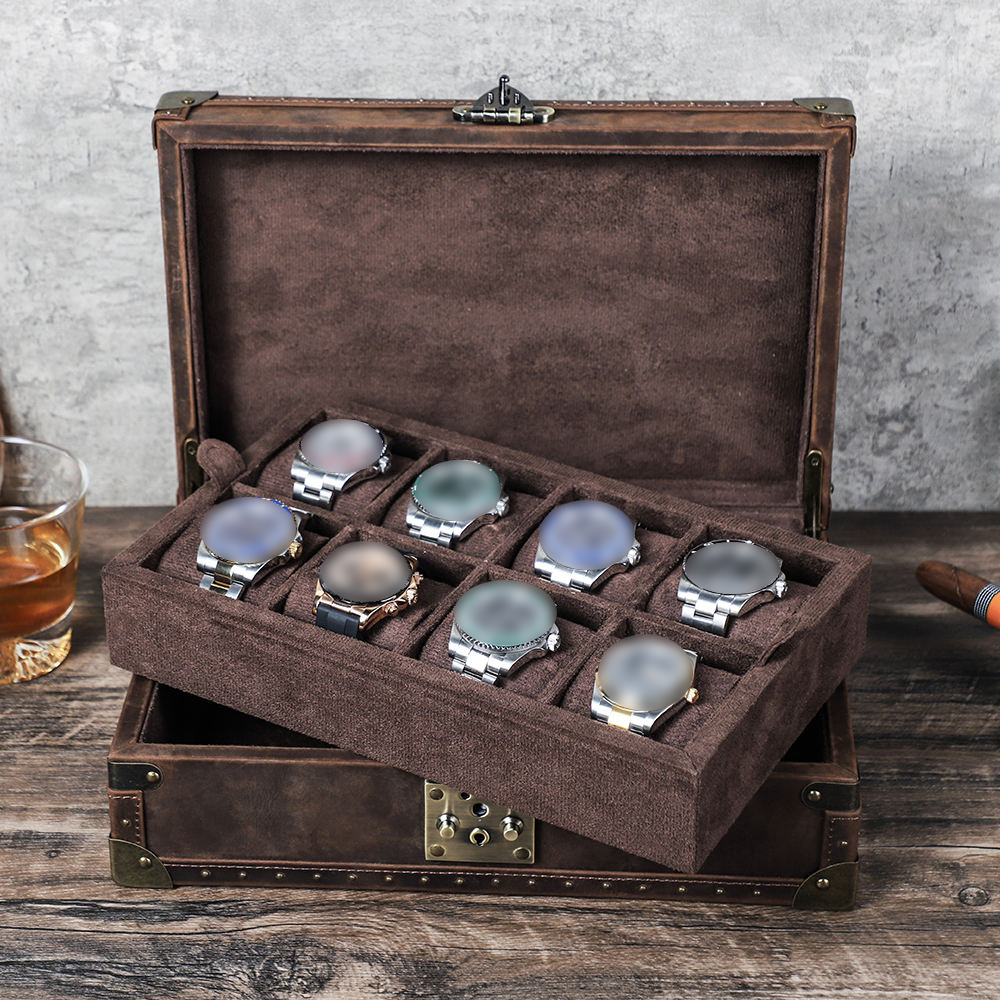 CONTACT'S FAMILY 8 Leather Cus - مراجعة Luxury Watch Case وسعره