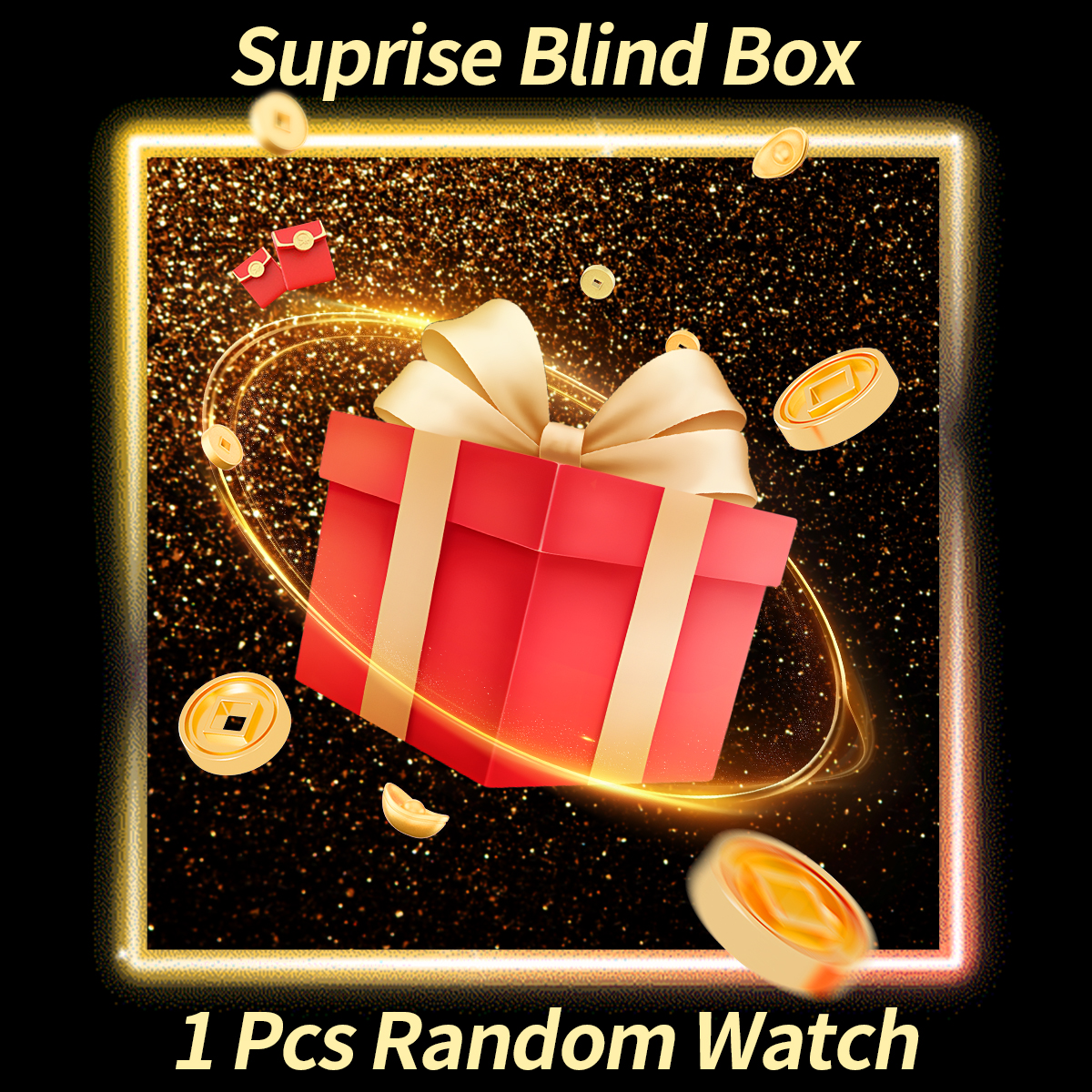 1PC Surprise Mystery Watch Bli - مراجعة Luxury Watch Case وسعره