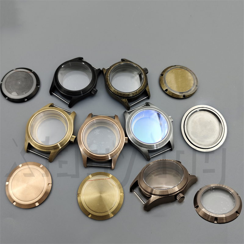 36MM/39MM Brushed Brass Bronze - مراجعة Bronze Case Watch وسعره