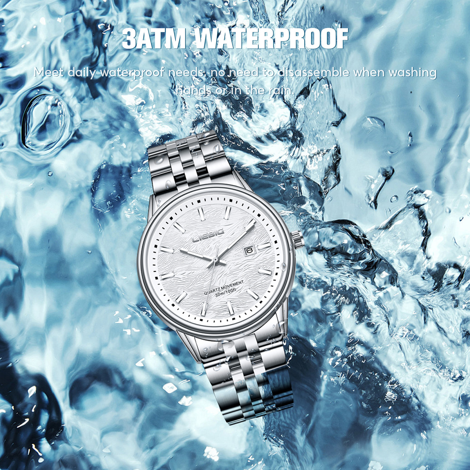 LIEBIG New Stainless Steel Str - مراجعة Luxury Watch List وسعره
