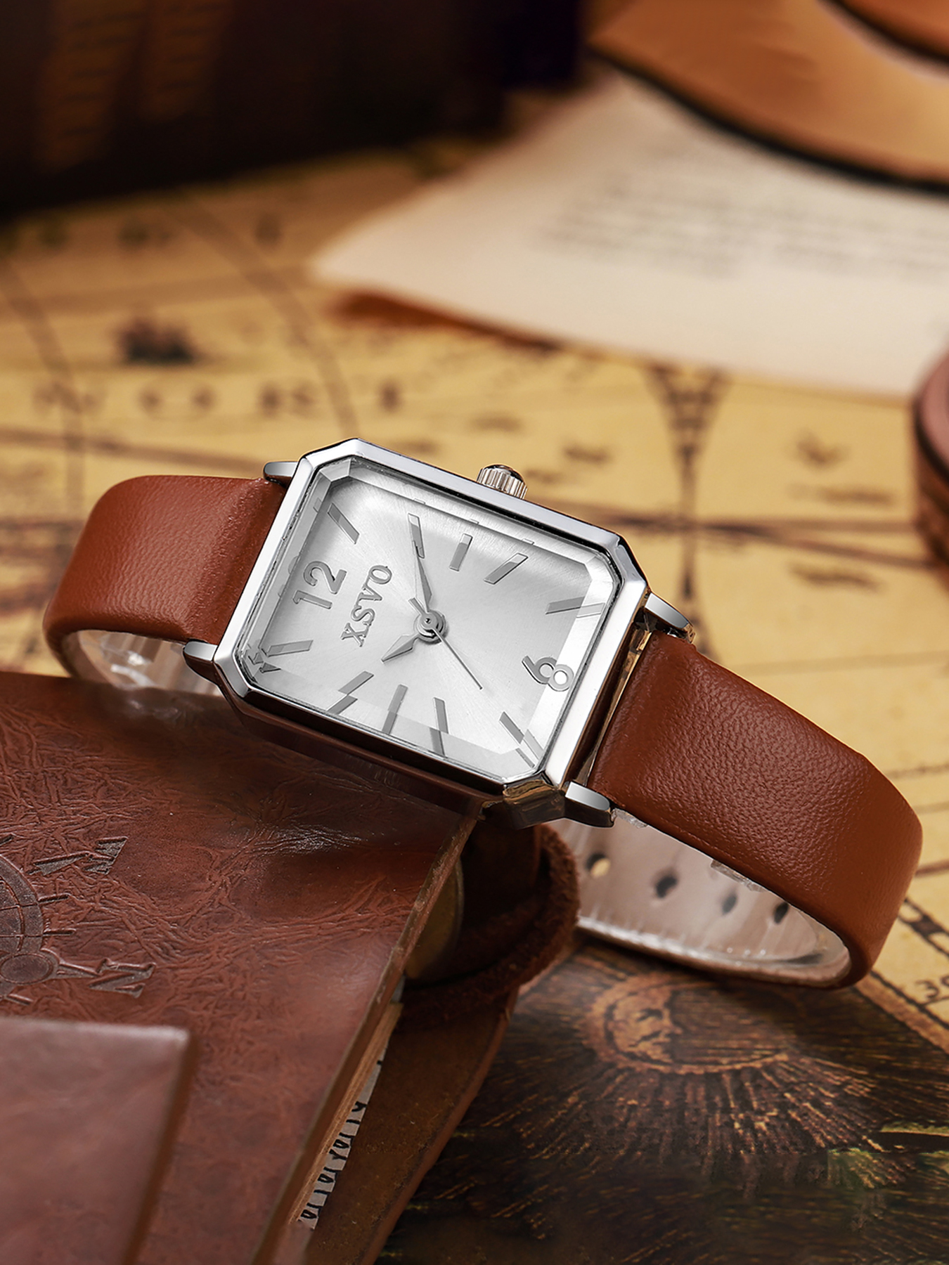 Vintage Silver Square Women's  - مراجعة Luxury Watch Vintage وسعره