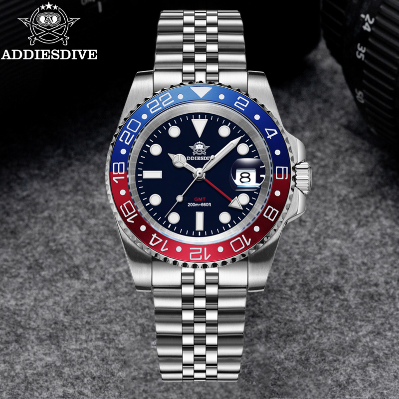 ADDIESDIVE Men Watches 40mm Lu - مراجعة Luxury Watch La وسعره