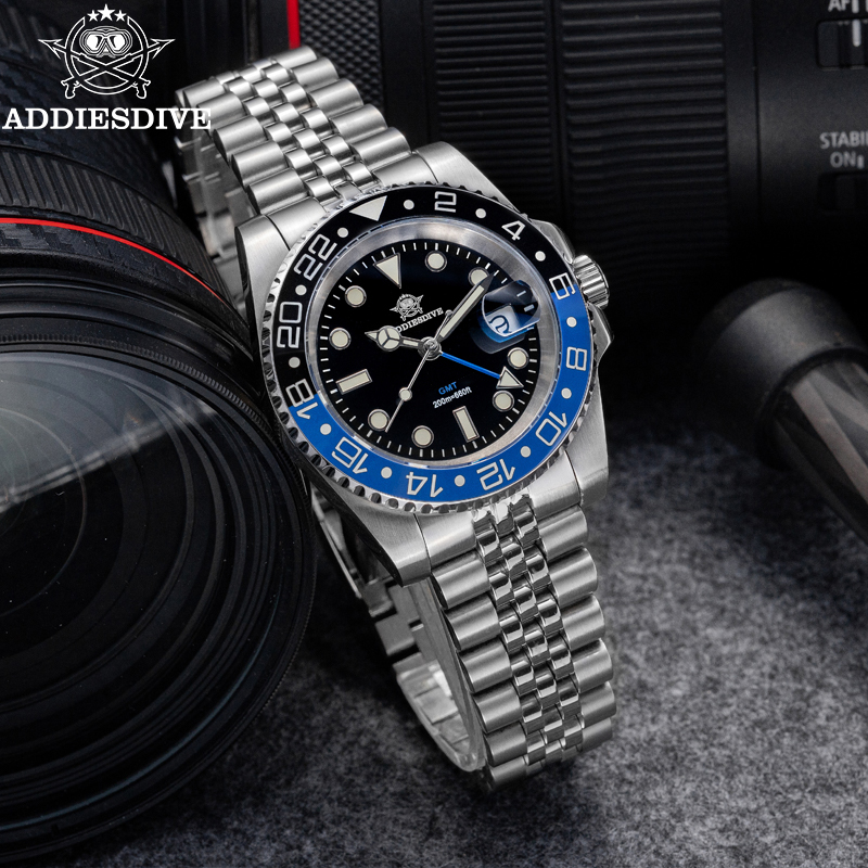 ADDIESDIVE Men Watches 40mm Lu - مراجعة Luxury Watch La وسعره