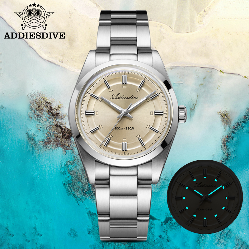 ADDIESDIVE Luxury Men Quartz W - مراجعة Luxury Watch With Bracelet وسعره