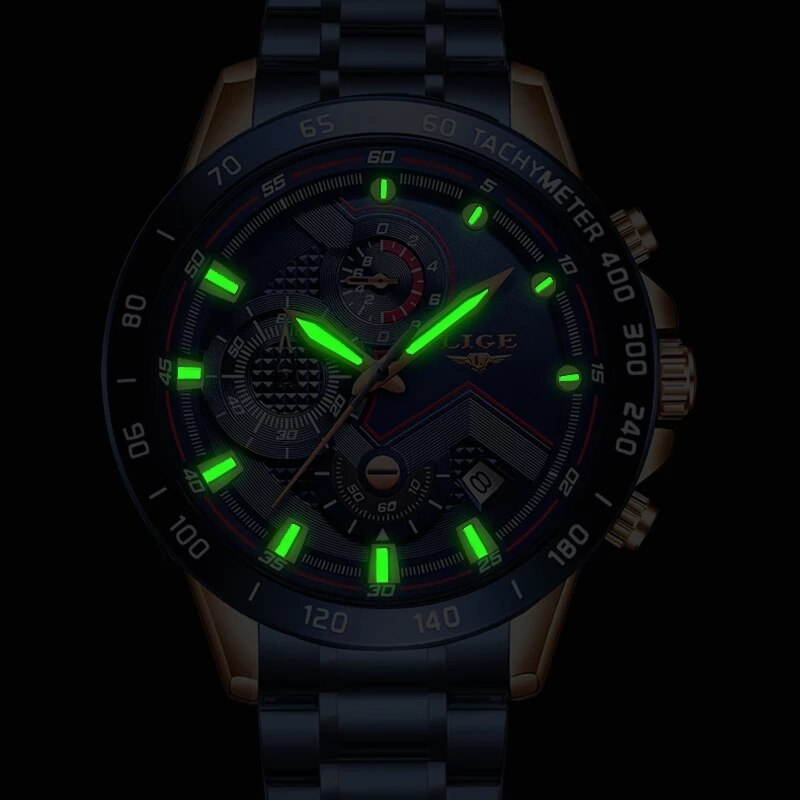LIGE New Fashion Watches Men S - مراجعة Luxury Watch Exhibition وسعره