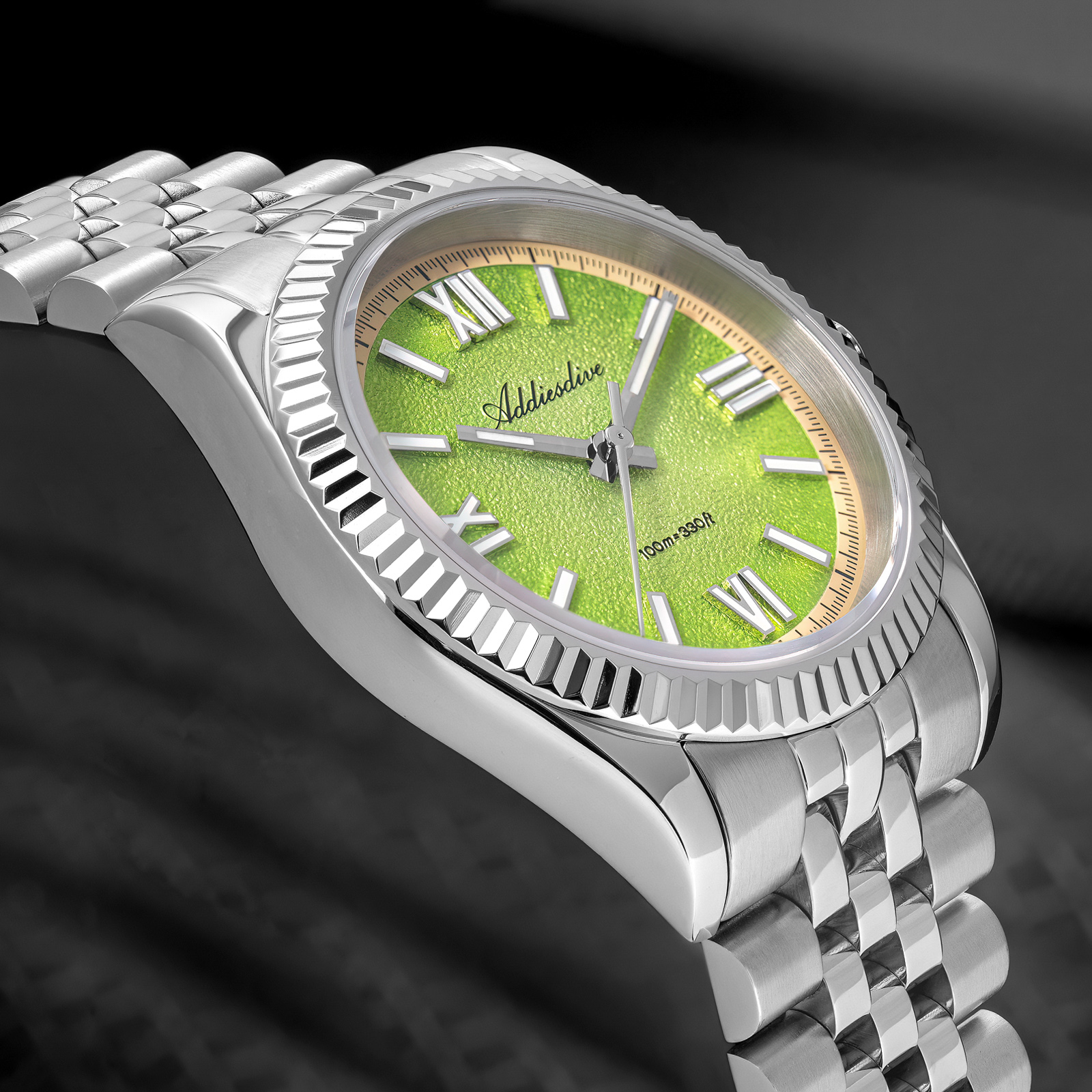ADDIESDIVE Hight Quality Sapph - مراجعة Luxury Watch With Bracelet وسعره