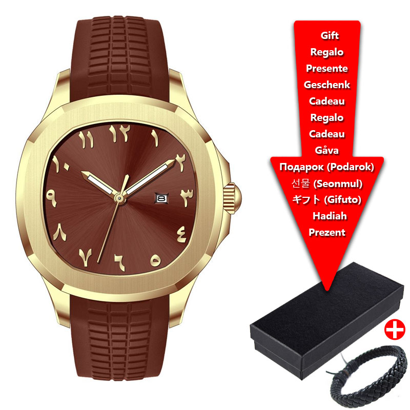 Luxury Brand Men's Watch Silic - مراجعة Luxury Watch Brands Logo وسعره