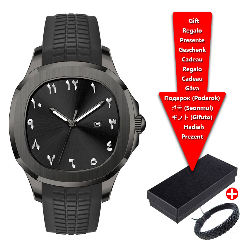 Luxury Brand Men's Watch Silic - مراجعة Luxury Watch Brands Logo وسعره