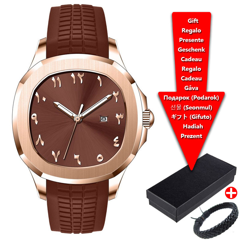 Luxury Brand Men's Watch Silic - مراجعة Luxury Watch Brands Logo وسعره
