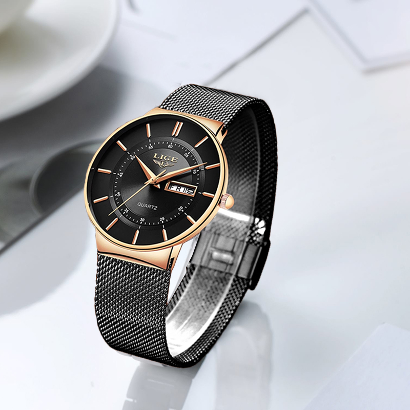 LIGE Women Watches Luxury Bran - مراجعة Luxury Watch Exhibition وسعره