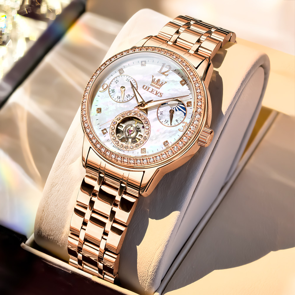 OLEVS Women's Watches Top Bran - مراجعة Luxury Watch With Bracelet وسعره