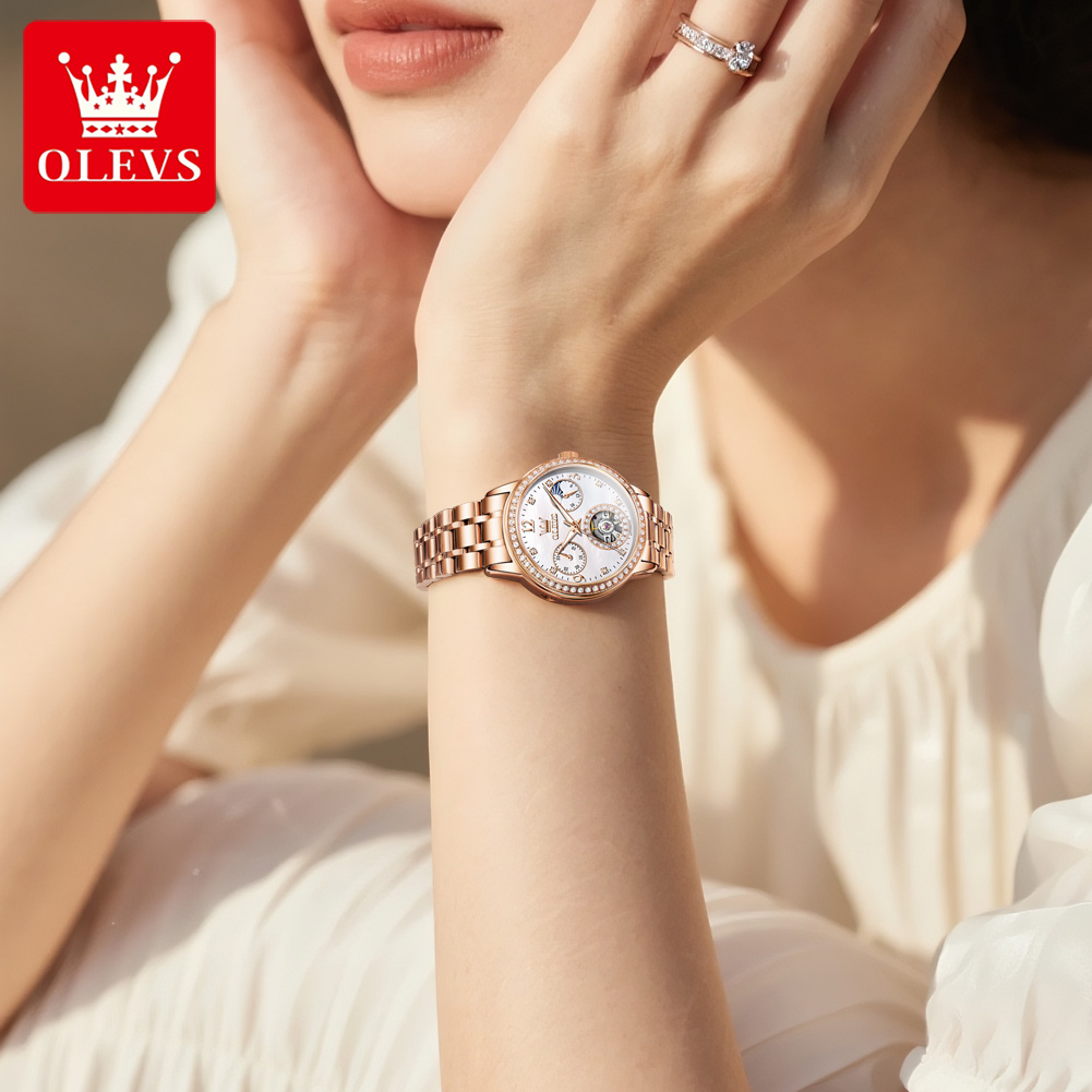 OLEVS Women's Watches Top Bran - مراجعة Luxury Watch With Bracelet وسعره