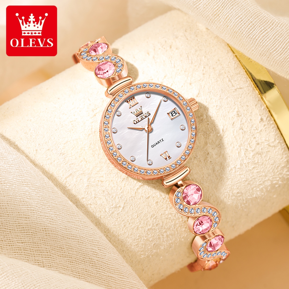 OLEVS 5633 Women Watch Dress E - مراجعة Luxury Watch Hd وسعره