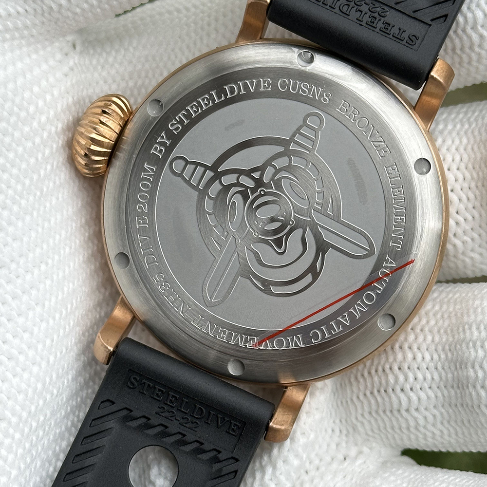 STEELDIVE Store SD1903S 46.5MM - مراجعة Bronze Case Watch وسعره