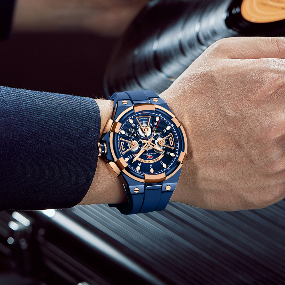 MINI FOCUS Mens Watches Brand  - مراجعة Luxury Watch Exhibition وسعره