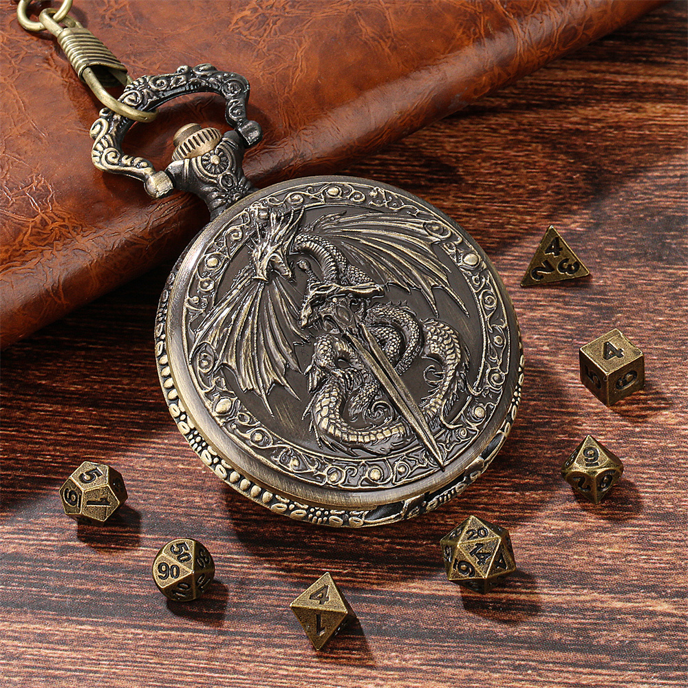 Bronze/Grey Black Sword Dragon - مراجعة Bronze Case Watch وسعره