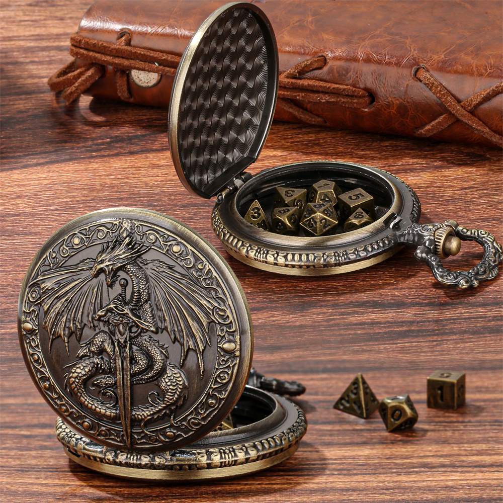 Bronze/Grey Black Sword Dragon - مراجعة Bronze Case Watch وسعره