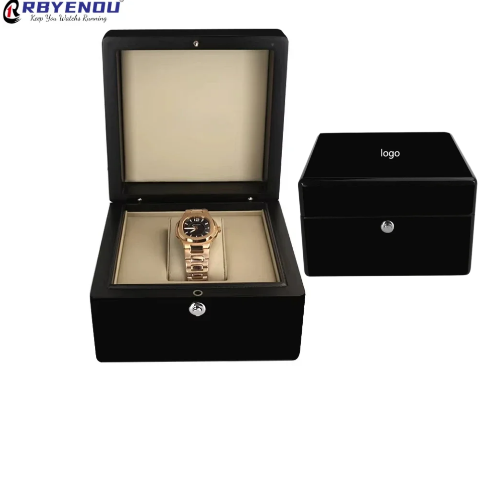 Luxury Wooden Customizable Log - مراجعة Luxury Watch Brands Logo وسعره
