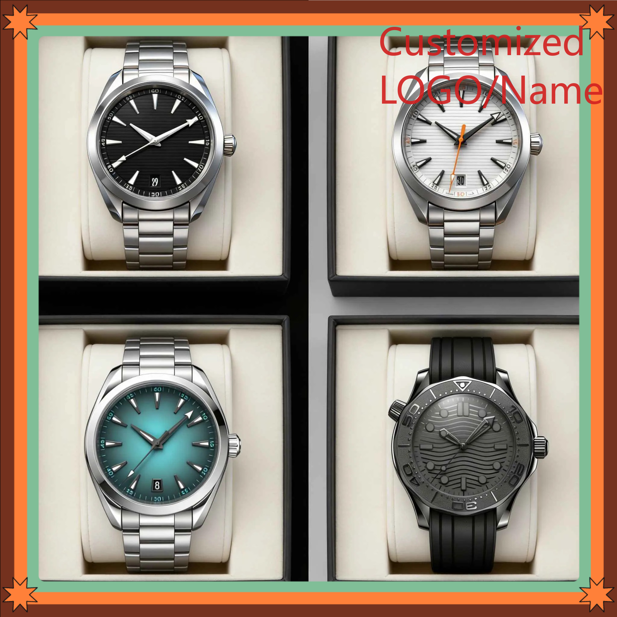 A989 Store 40mm Men's Automati - مراجعة Luxury Watch With Bracelet وسعره