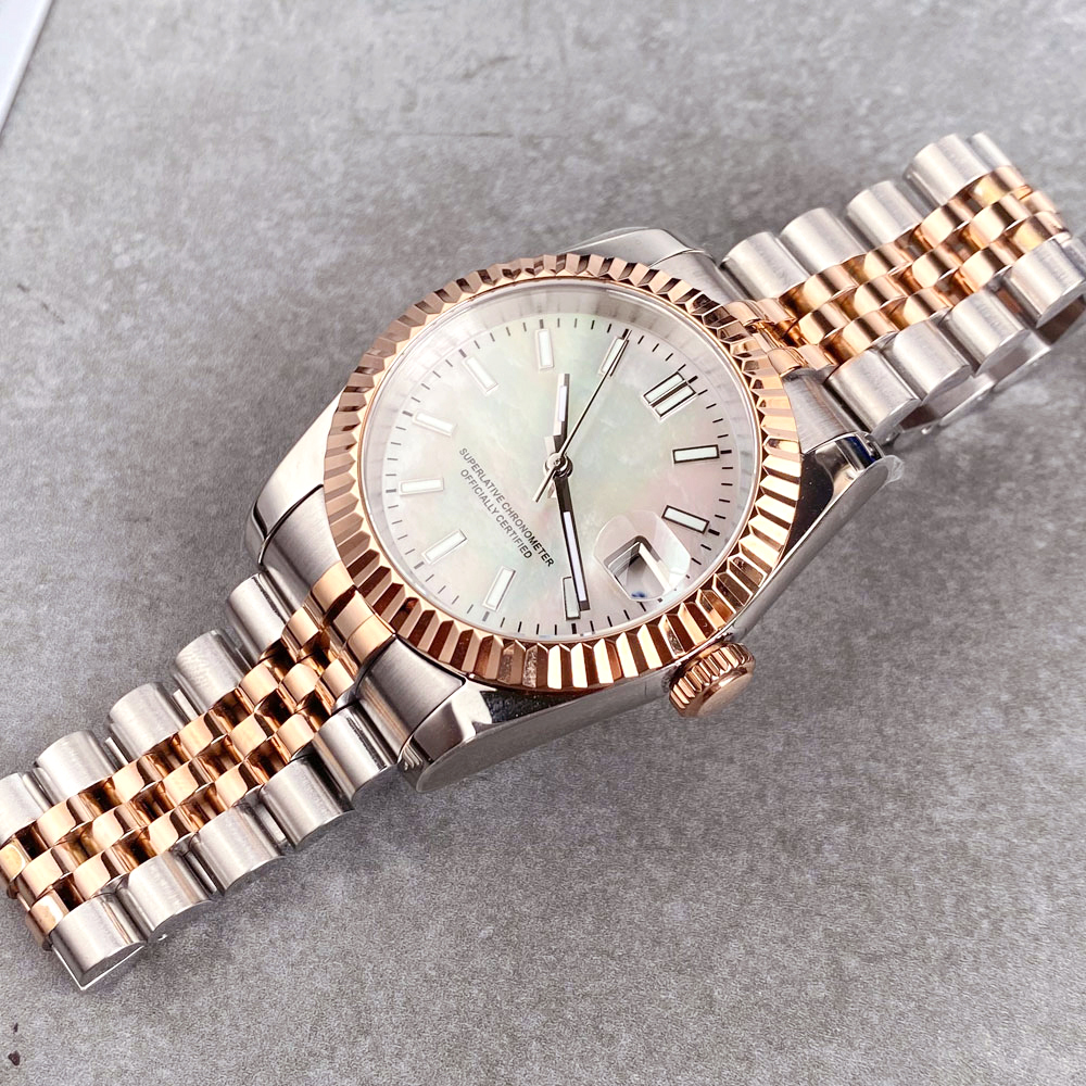 Customized two tone rose gold  - مراجعة Luxury Watch Case وسعره