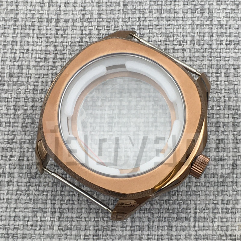 40mm PVD Brass Bronze Watch Ca - مراجعة Bronze Case Watch وسعره