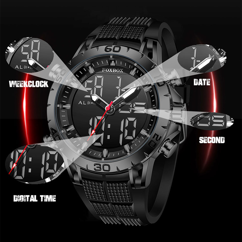 FOXBOX Mens Watches Sports Top - مراجعة Luxury Watch Exhibition وسعره