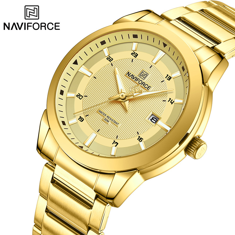 2024 Top Brand NAVIFORCE Mens  - مراجعة Luxury Watch Exhibition وسعره