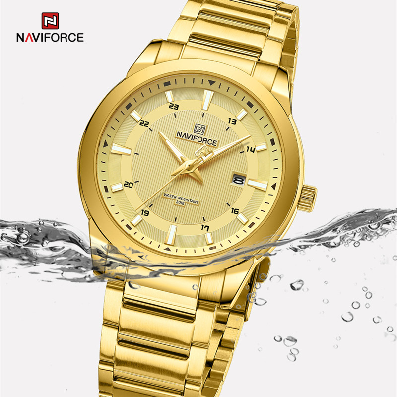 2024 Top Brand NAVIFORCE Mens  - مراجعة Luxury Watch Exhibition وسعره