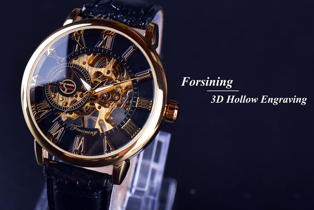 Forsining 3d Logo Design Hollo - مراجعة Luxury Watch Brands Logo وسعره