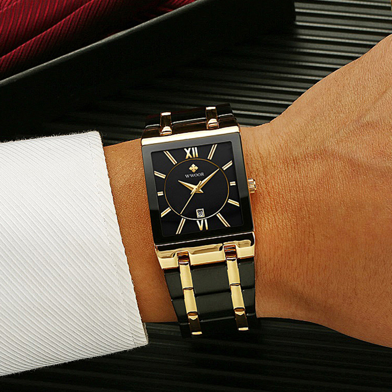 WWOOR Brand Luxury Gold Bracel - مراجعة Luxury Watch Exhibition وسعره