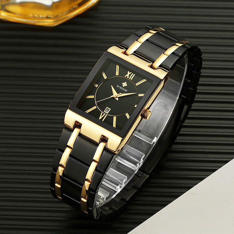 WWOOR Brand Luxury Gold Bracel - مراجعة Luxury Watch Exhibition وسعره