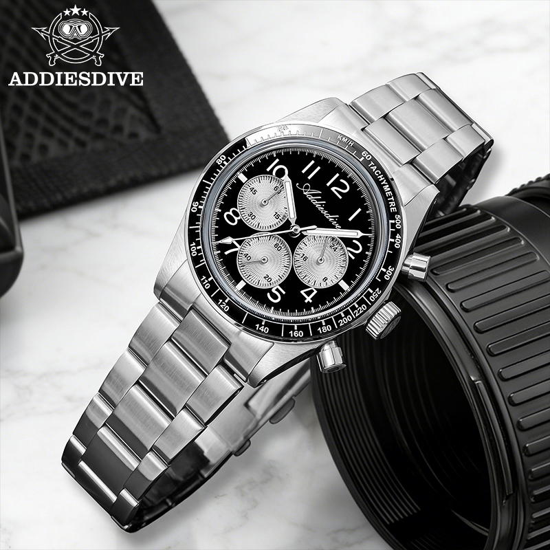ADDIESDIVE Men Luxury Chronogr - مراجعة Luxury Watch Vintage وسعره