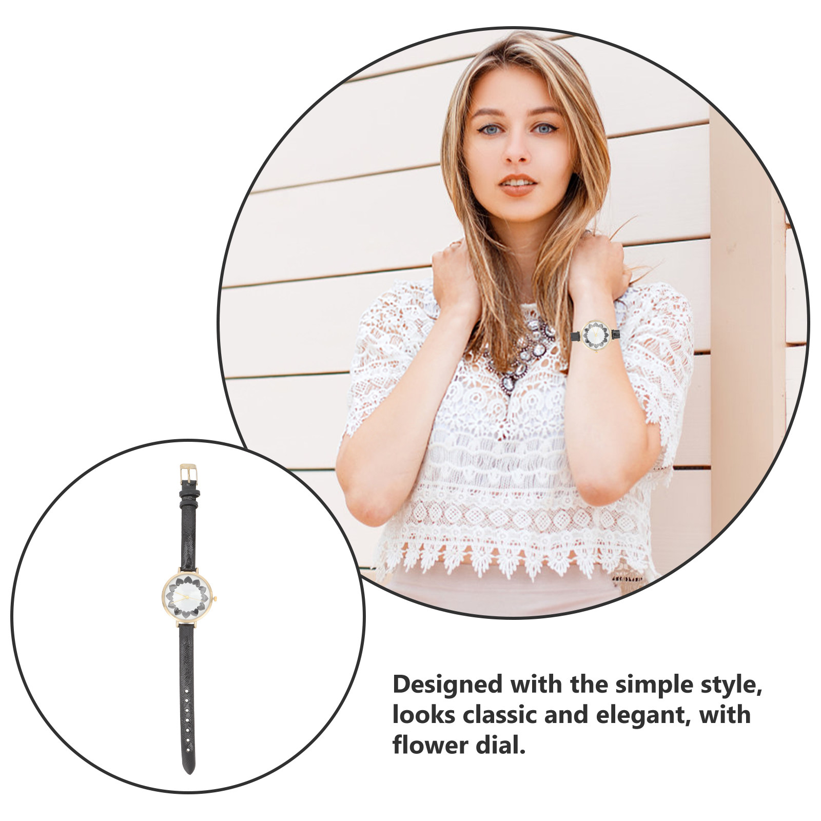 Floral Dial Women Quartz Watch - مراجعة Luxury Watch Events وسعره