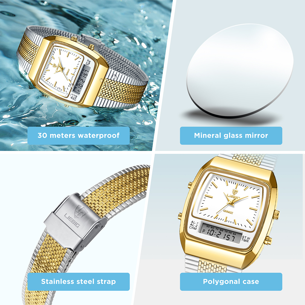 LIEBIG Luxury Digital Quartz W - مراجعة Luxury Watch List وسعره