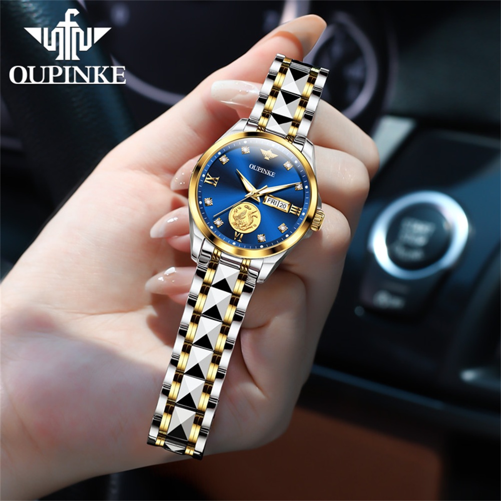 OUPINKE Women's Watches Elegan - مراجعة Luxury Watch Brands Logo وسعره