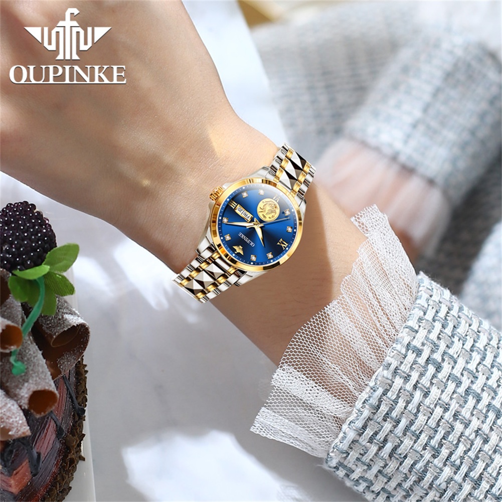 OUPINKE Women's Watches Elegan - مراجعة Luxury Watch Brands Logo وسعره