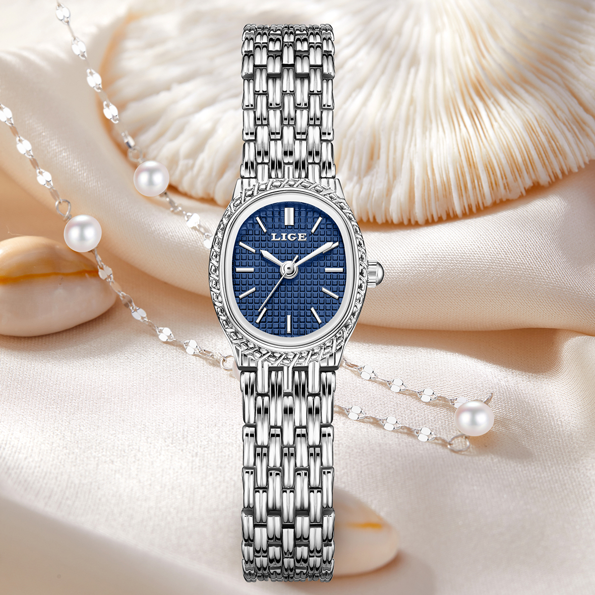 LIGE Fashion Elegant Quartz Wo - مراجعة Luxury Watch With Bracelet وسعره