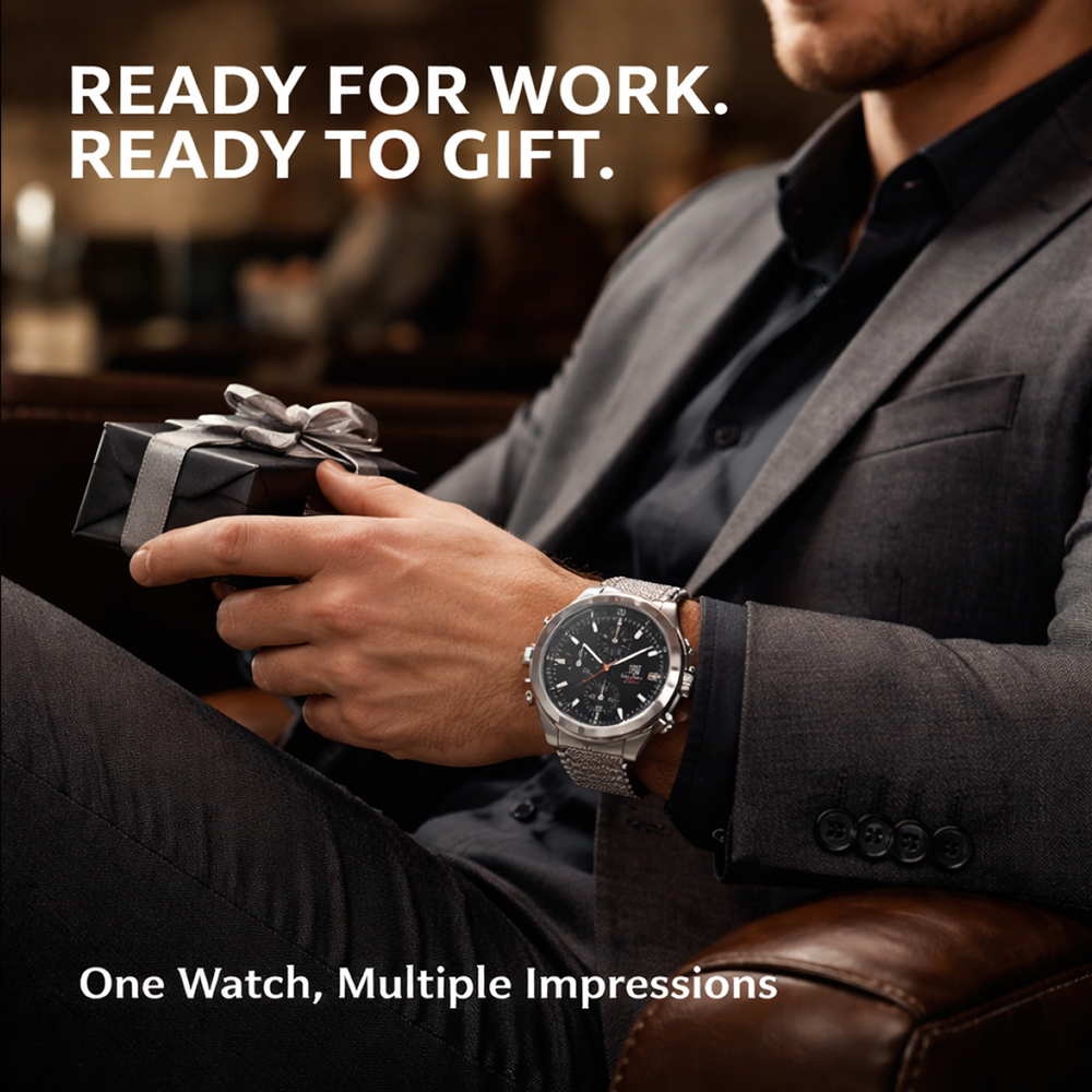 BENYAR Top Luxury Brand Men's  - مراجعة Luxury Watch With Bracelet وسعره